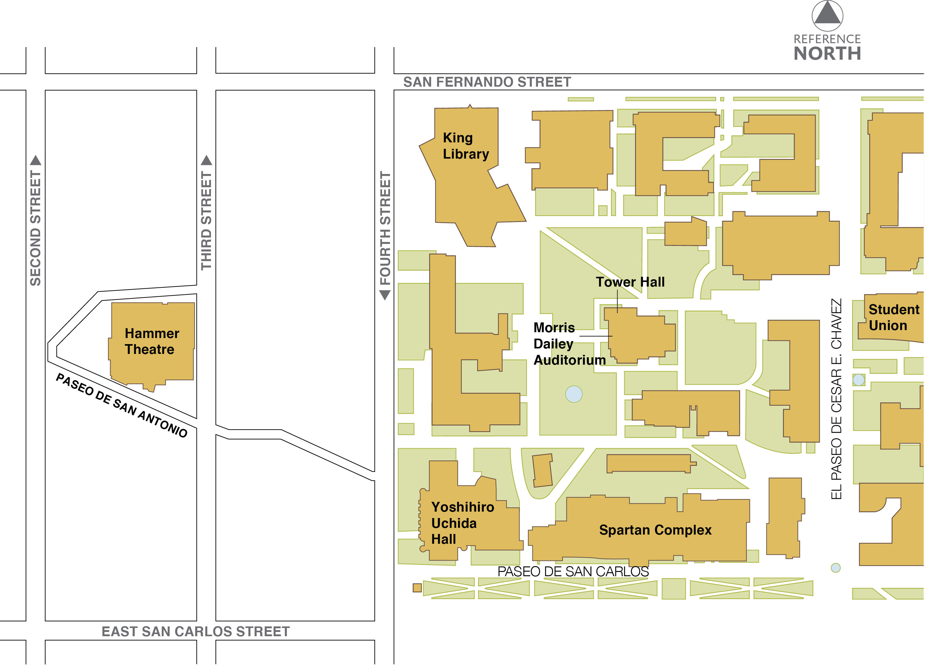 San Jose State Campus Map